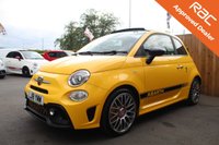 USED 2018 18 ABARTH 595C 1.4 T-Jet Cabrio 2dr Petrol Manual Euro 6 (145 ps) HiFi By Beats--ABARTH Sports Black Leather--Sat-Nav--17" Alloy Wheels