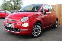 USED 2018 18 FIAT 500 1.2 Lounge Hatchback 3dr Petrol Manual Euro 6 (s/s) (69 bhp) REAR PARKING SENSORS