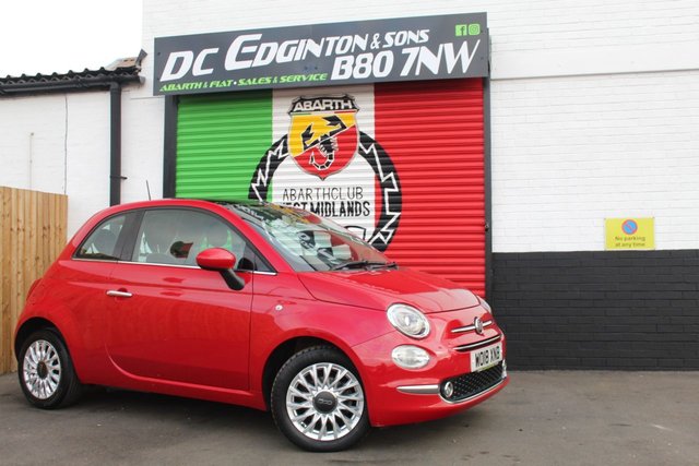 2018 18 Fiat 500 1.2 Lounge Hatchback 3dr Petrol Manual Euro 6 (s/s) (69 bhp)
