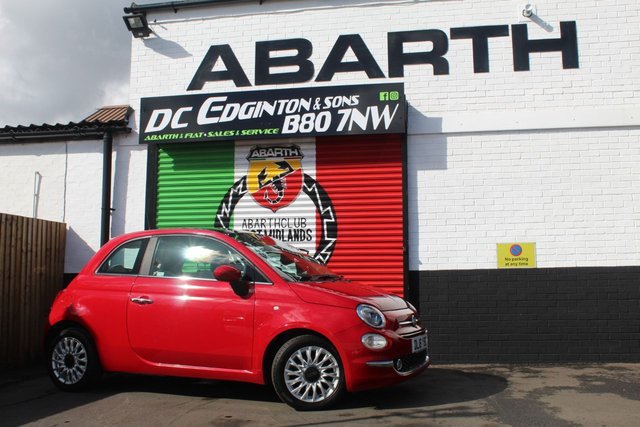 2018 18 Fiat 500 1.2 Lounge Hatchback 3dr Petrol Manual Euro 6 (s/s) (69 bhp)