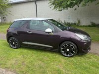 USED 2016 16 DS AUTOMOBILES DS 3 1.2 PureTech Prestige Hatchback 3dr Petrol Manual Euro 6 (s/s) (130 ps) FRESH SERVICE+MOT APRIL 20206+&pound;20/YEAR ROAD TAX