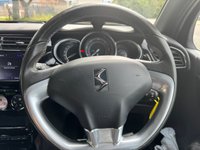 USED 2016 16 DS AUTOMOBILES DS 3 1.2 PureTech Prestige Hatchback 3dr Petrol Manual Euro 6 (s/s) (130 ps) FRESH SERVICE+MOT APRIL 20206+&pound;20/YEAR ROAD TAX