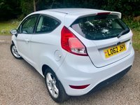 USED 2012 62 FORD FIESTA 1.25 Zetec Hatchback 3dr Petrol Manual (124 g/km, 81 bhp) 1 OWNER RETIRED LADY OWNER SINCE 2015 WITH ONLY 47,000 MILES\\GREAT SERVICE HISTORY X10 SERVICING STAMPS  --CAMBELT RENEWED 33,717 MILES\\\35 POUND ROAD TAX\\REAR PARK SENSORS//ELEC FOLD MIRRORS//BLUETOOTH//DAB//MULTI-FUNCTION LEATHER STEERING WHEEL// 1 OWNER RETIRED LADY OWNER SINCE 2015 WITH ONLY 47,000 MILESGREAT SERVICE HISTORY X10 SERVICING STAMPS  --CAMBELT RENEWED 33,717 MILES35 POUND ROAD TAXREAR PARK SENSORS//ELEC FOLD MIRRORS//BLUETOOTH//DAB//MULTI-FUNCTION LEATHER STEERING WHEEL//