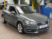 USED 2015 AUDI A1 1.4 TFSI Sport Hatchback 3dr Petrol Manual Euro 6 (s/s) (125 ps) &pound;35 ROAD TAX AIR CON BLUETOOTH CRUISE CONTROL PARKING SENSORS AUDI SERVICE HISTORY 6 SERVICES TO 69K MILES JULY 2024