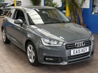 USED 2015 AUDI A1 1.4 TFSI Sport Hatchback 3dr Petrol Manual Euro 6 (s/s) (125 ps) &pound;35 ROAD TAX AIR CON BLUETOOTH CRUISE CONTROL PARKING SENSORS AUDI SERVICE HISTORY 6 SERVICES TO 69K MILES JULY 2024