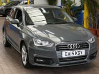 USED 2015 AUDI A1 1.4 TFSI Sport Hatchback 3dr Petrol Manual Euro 6 (s/s) (125 ps) &pound;35 ROAD TAX AIR CON BLUETOOTH CRUISE CONTROL PARKING SENSORS AUDI SERVICE HISTORY 6 SERVICES TO 69K MILES JULY 2024