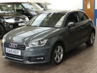 USED 2015 AUDI A1 1.4 TFSI Sport Hatchback 3dr Petrol Manual Euro 6 (s/s) (125 ps) &pound;35 ROAD TAX AIR CON BLUETOOTH CRUISE CONTROL PARKING SENSORS AUDI SERVICE HISTORY 6 SERVICES TO 69K MILES JULY 2024