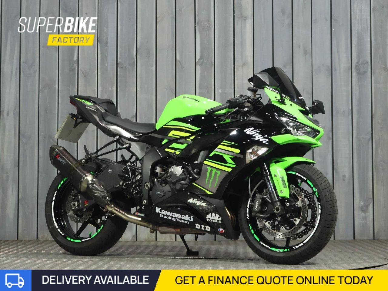 2019 KAWASAKI NINJA ZX-6R GREEN with 17115 miles - Used