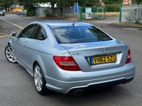 USED 2012 62 MERCEDES-BENZ C-CLASS 1.6 C180 BlueEfficiency AMG Sport Coupe 2dr Petrol G-Tronic+ Euro 5 (s/s) (156 ps) 