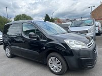 USED 2016 66 CITROEN BERLINGO 1.6 BlueHDi 625 Enterprise Panel Van 5dr Diesel Manual L1 (75 bhp) NO VAT JUST 72K FSH (6 SERVICES) !!! AIR CON PARK SENSORS ETC !!!