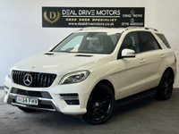 USED 2014 64 MERCEDES-BENZ M-CLASS 2.1 ML250 BlueTEC AMG Sport SUV 5dr Diesel G-Tronic 4WD Euro 6 (s/s) (204 ps) Nav | Leather | Sensors | Powe