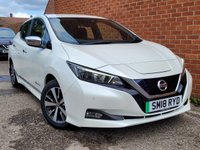 USED 2018 18 NISSAN LEAF 40kWh Acenta Hatchback 5dr Electric Auto (150 ps) LOW MILES - HISTORY - SAT NAV