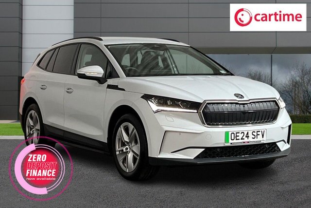 View our Skoda Enyaq IV 62kWh 60 Edition SUV 5dr Electric Auto (DC120kW) (179 ps) 1 Owner, Touchscreen, Apple CarPlay / Android Auto, Bluetooth, DAB - Digital Radio