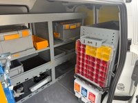 USED 2021 21 NISSAN e-NV200 40kWh Tekna Panel Van 5dr Electric Auto SWB (Quick Charge) (109 ps) FULL RACKING SYSTEM INSIDE