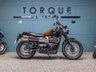 USED 2024 24 TRIUMPH Scrambler 900 Orange Stealth 200 Miles 900cc Roadster/Retro Nationwide Delivery &pound;149 - 9.9% APR