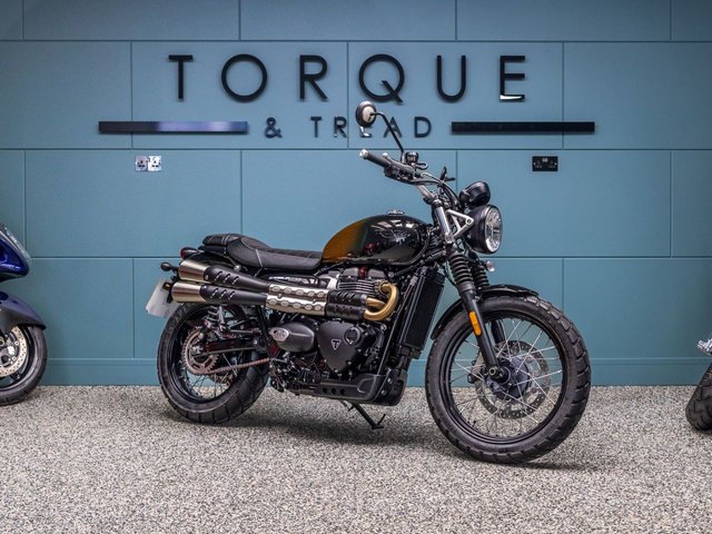 2024 24 Triumph Scrambler 900 Orange Stealth 200 Miles 900cc Roadster/Retro