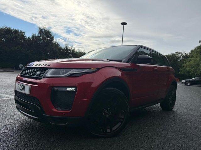 2016 66 LAND ROVER RANGE ROVER EVOQUE 2.0 TD4 HSE Dynamic SUV 5dr Diesel Auto 4WD Euro 6 (s/s) (180 ps) A STUNNING ADDITION TO OUR MASSIVE SELECTION OF EVOQUES+FINISHED IN STRIKING RED PAINT PAINT+4 WHEEL DRIVE+DIESEL+AUTOMATIC+JUST 2 FORMER KEEPERS+SERVICE HISTORY+ULEZ COMPLIANT+FULL, RED AND BLACK, LEATHER INTERIOR+SATELLITE NAVIGATION+PARK ASSIST+CLIMATE CONTROL+20 INCH ALLOY WHEELS+1 FULL YEARS MOT PRIOR TO COLLECTION+CALL NOW TO SPEAK WITH ONE OF OUR EXPERIENCED SALES ADVISORS AND ARRANGE A VIEWING!!!!!!!!!!!!!!!!!!!!!!!!!!!!!!!!!!!!!!!!