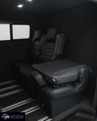 USED 2026 VOLKSWAGEN TRANSPORTER 2.0 SWB COMMERCE PRO MATRIX SPORT AUTO KOMBI CONVERSION 1 + 1 CAPTAINS SEATS - 3 REAR SEATS TRIMMED IN LEATHER