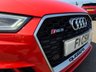 USED 2018 18 AUDI RS3 2.5 TFSI Sportback 5dr Petrol S Tronic quattro Euro 6 (s/s) (400 ps) SOMETHING VERY SPECIAL, JUST ARRIVED ON SITE+FINISHED IN STUNNING CATALUNYA METALLIC RED PAINT+LOADED WITH EXTRAS+4 WHEEL DRIVE+JUST 2 FORMER KEEPERS+SERVICE HISTORY+FULL LEATHER INTERIOR AND FRONT SPORTS SEATS WITH FINE NAPPA LEATHER AND EMBOSSED RS LOGO IN BLACK+RS SPORT EXHAUST SYSTEM+PRIVACY GLASS+UPGRADED BREAK CALIPERS IN RED WITH RS LOGO+SATELLITE NAVIGATION+PARK ASSIST+CLIMATE CONTROL+19 INCH ALLOY WHEELS+AN ABSOLUTELY OUTSTANDING VEHICLE THAT IS READY TO DRIVE AWAY TODAY!!!!!!!!!!!!!!!!