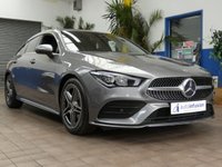 USED 2021 21 MERCEDES-BENZ CLA 1.3 CLA180 AMG Line Shooting Brake 5dr Petrol 7G-DCT Euro 6 (s/s) (136 ps) SAT NAV ANDROID APPLE CARPLAY HEATED LEATHER INTERIOR CRUISE CONTROL PARKING SENSORS 1 OWNER EXCELLENT SERVICE HISTORY WARRANTY