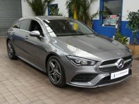 USED 2021 21 MERCEDES-BENZ CLA 1.3 CLA180 AMG Line Shooting Brake 5dr Petrol 7G-DCT Euro 6 (s/s) (136 ps) SAT NAV ANDROID APPLE CARPLAY HEATED LEATHER INTERIOR CRUISE CONTROL PARKING SENSORS 1 OWNER EXCELLENT SERVICE HISTORY WARRANTY