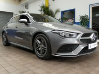USED 2021 21 MERCEDES-BENZ CLA 1.3 CLA180 AMG Line Shooting Brake 5dr Petrol 7G-DCT Euro 6 (s/s) (136 ps) SAT NAV ANDROID APPLE CARPLAY HEATED LEATHER INTERIOR CRUISE CONTROL PARKING SENSORS 1 OWNER EXCELLENT SERVICE HISTORY WARRANTY