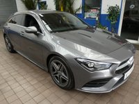 USED 2021 21 MERCEDES-BENZ CLA 1.3 CLA180 AMG Line Shooting Brake 5dr Petrol 7G-DCT Euro 6 (s/s) (136 ps) SAT NAV ANDROID APPLE CARPLAY HEATED LEATHER INTERIOR CRUISE CONTROL PARKING SENSORS 1 OWNER EXCELLENT SERVICE HISTORY WARRANTY