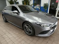 USED 2021 21 MERCEDES-BENZ CLA 1.3 CLA180 AMG Line Shooting Brake 5dr Petrol 7G-DCT Euro 6 (s/s) (136 ps) SAT NAV ANDROID APPLE CARPLAY HEATED LEATHER INTERIOR CRUISE CONTROL PARKING SENSORS 1 OWNER EXCELLENT SERVICE HISTORY WARRANTY