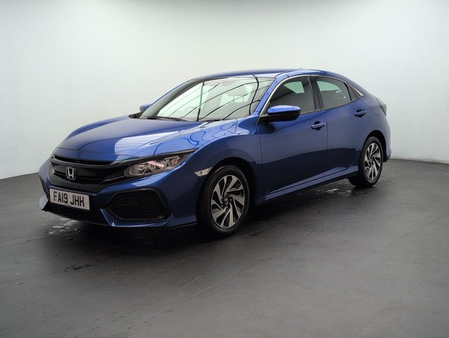 USED 2019 19 Honda Civic 1.0 Vtec Turbo SE Hatchback 5dr Petrol Manual Euro 6 (s/S) (126 Ps) - Sensors, Cruise, Bluetooth