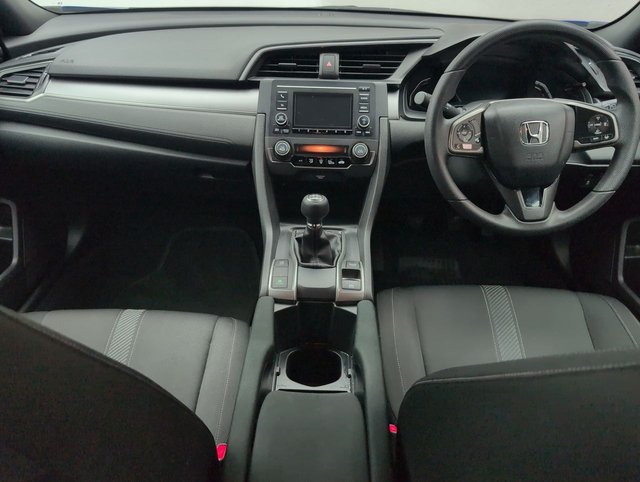 USED 2019 19 Honda Civic 1.0 Vtec Turbo SE Hatchback 5dr Petrol Manual Euro 6 (s/S) (126 Ps) - Sensors, Cruise, Bluetooth