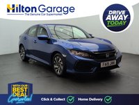 USED 2019 19 Honda Civic 1.0 Vtec Turbo SE Hatchback 5dr Petrol Manual Euro 6 (s/S) (126 Ps) - Sensors, Cruise, Bluetooth