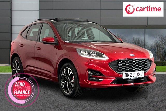 View our Ford Kuga 2.5 Duratec 14.4kWh ST-Line X Edition SUV 5dr Petrol Plug-in Hybrid CVT Euro 6 (s/s) (225 ps) 1 Owner, Panoramic Sunroof, Apple CarPlay / Android Auto, Heated Windscreen, DAB - Digital Radio