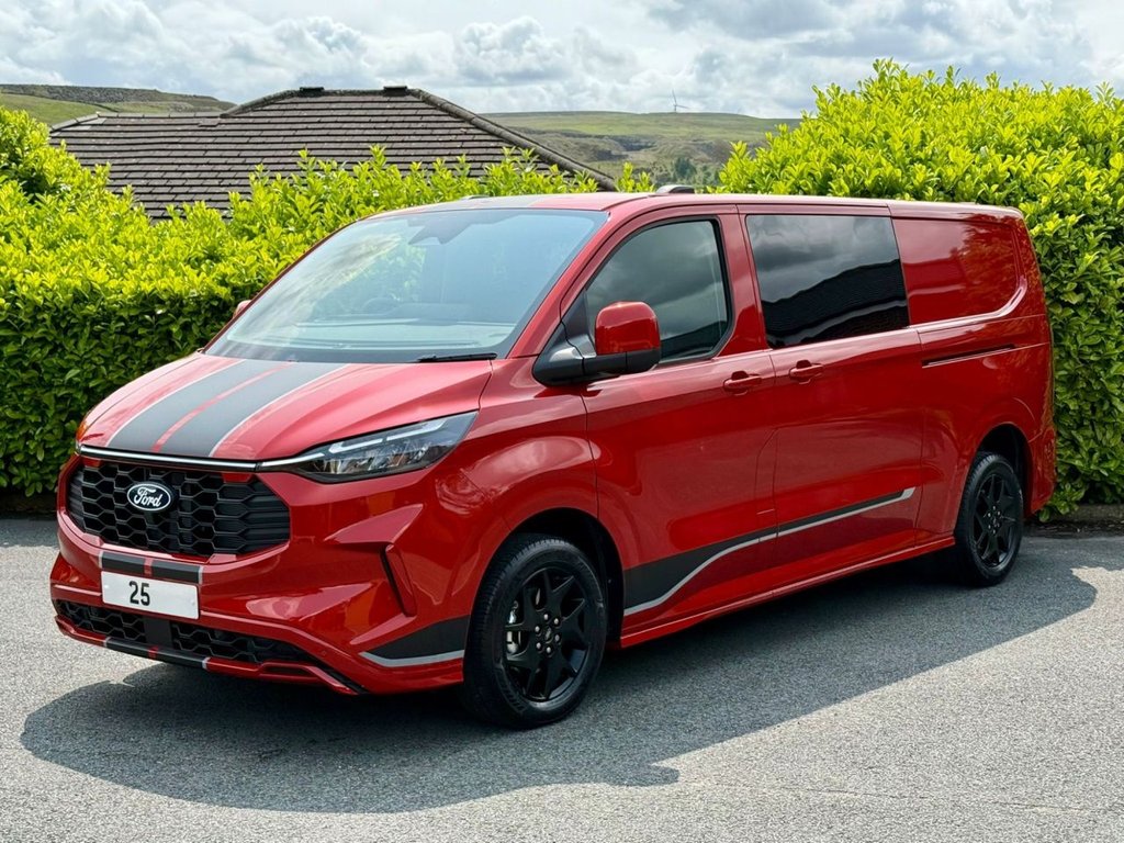 USED 2025 25 FORD TRANSIT CUSTOM 2.0 320 ECOBLUE LIMITED CREW VAN DOUBLE CAB 5DR DIESEL AUTO L2 H1 EURO 6 (S/S) (170 PS) 