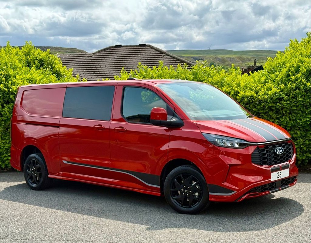 USED 2025 25 FORD TRANSIT CUSTOM 2.0 320 ECOBLUE LIMITED CREW VAN DOUBLE CAB 5DR DIESEL AUTO L2 H1 EURO 6 (S/S) (170 PS) 