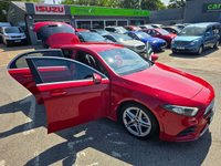 USED 2019 69 MERCEDES-BENZ A-CLASS  1.5 A180d AMG Line Executive, 17,947 miles, Automatic, ULEZ compliant Euro 6, 2 owners, Sat Nav, A/C, great spec, in red with service history. With only 17947 miles on the clock, this 2019 Mercedes-Benz A180d AMG Line offers exceptionally low mileage for its age. As part of the A Class range, this vehicle features a 1.5L diesel engine and meets Euro 6 emission standards. The AMG Line trim adds a sporty edge to this model. It also comes with a partial service history and a MOT valid until April 2026, providing peace of mind. The Executive Package enhances your driving experience with front and rear parking sensors and heated seats. Auto
