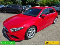USED 2019 69 MERCEDES-BENZ A-CLASS  1.5 A180d AMG Line Executive, 17,947 miles, Automatic, ULEZ compliant Euro 6, 2 owners, Sat Nav, A/C, great spec, in red with service history. With only 17947 miles on the clock, this 2019 Mercedes-Benz A180d AMG Line offers exceptionally low mileage for its age. As part of the A Class range, this vehicle features a 1.5L diesel engine and meets Euro 6 emission standards. The AMG Line trim adds a sporty edge to this model. It also comes with a partial service history and a MOT valid until April 2026, providing peace of mind. The Executive Package enhances your driving experience with front and rear parking sensors and heated seats. Auto