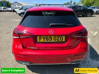 USED 2019 69 MERCEDES-BENZ A-CLASS  1.5 A180d AMG Line Executive, 17,947 miles, Automatic, ULEZ compliant Euro 6, 2 owners, Sat Nav, A/C, great spec, in red with service history. With only 17947 miles on the clock, this 2019 Mercedes-Benz A180d AMG Line offers exceptionally low mileage for its age. As part of the A Class range, this vehicle features a 1.5L diesel engine and meets Euro 6 emission standards. The AMG Line trim adds a sporty edge to this model. It also comes with a partial service history and a MOT valid until April 2026, providing peace of mind. The Executive Package enhances your driving experience with front and rear parking sensors and heated seats. Auto