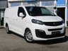 USED 2021 21 VAUXHALL VIVARO 1.5 Turbo D 2900 Sportive Panel Van 5dr Diesel Manual L2 H1 Euro 6 (s/s) (100 ps) Finished in JADE WHITE with Lined Rear trim. This Vivaro is Vauxhalls best selling van and this third generation model is one of the best medium sized vans for sale right now. This clean, spacious and economical van is available today. Features include, Park Sensors, B/Tooth, DAB Radio, Cruise Control, Twin Side Loading Doors, Ply Lined Back, Air Con, Full Steel Bulkhead. COMES WITH 2 KEYS. Serviced at 22241 miles, 48624 miles and at 62437 miles.
