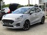USED 2021 21 FORD PUMA 1.0T EcoBoost MHEV ST-Line X SUV 5dr Petrol Manual Euro 6 (s/s) (155 ps) Finished in GREY MATTER with BLACK PART LEATHER with Red Stitching Trim. This Ford Puma certainly looks the part. It's got the raised up driving position, the eye-catching design, and a sort of miniature SUV shape. Features include Sat Nav, DAB Radio, B/Tooth, Apple Play, Power Folding Mirrors, 18" Alloys, Park Sensors, Heated Front Screen, B and O Speakers, 2 Keys and more. Dealer serviced at 16519 miles and on arrival at 35375 miles.