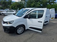 USED 2020 20 PEUGEOT PARTNER 1.5 BlueHDi 950 Pro LWB Crew Van 5 Seater white with 56,500 miles, 1 owner, ULEZ compliant Euro 6, 5-speed manual, A/C, Bluetooth & more +VAT @ 20% With only one previous owner and low mileage for its age at 56,500 miles, this 2020 Peugeot Partner 1.5 BlueHDi 950 Professional Long Panel Van LWB Euro 6 6dr is a reliable and efficient workhorse. The Partner, in its BlueHDi 950 Professional variant and Professional trim, is powered by a 1.5L diesel engine and meets Euro 6 emission standards. It comes equipped with practical features such as offside and twin sliding side doors for easy access, an 8in capacitive colour touchscreen with Connect D