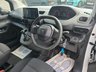 USED 2020 20 PEUGEOT PARTNER 1.5 BlueHDi 950 Pro LWB Crew Van 5 Seater white with 56,500 miles, 1 owner, ULEZ compliant Euro 6, 5-speed manual, A/C, Bluetooth & more +VAT @ 20% With only one previous owner and low mileage for its age at 56,500 miles, this 2020 Peugeot Partner 1.5 BlueHDi 950 Professional Long Panel Van LWB Euro 6 6dr is a reliable and efficient workhorse. The Partner, in its BlueHDi 950 Professional variant and Professional trim, is powered by a 1.5L diesel engine and meets Euro 6 emission standards. It comes equipped with practical features such as offside and twin sliding side doors for easy access, an 8in capacitive colour touchscreen with Connect D