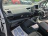 USED 2020 20 PEUGEOT PARTNER 1.5 BlueHDi 950 Pro LWB Crew Van 5 Seater white with 56,500 miles, 1 owner, ULEZ compliant Euro 6, 5-speed manual, A/C, Bluetooth & more +VAT @ 20% With only one previous owner and low mileage for its age at 56,500 miles, this 2020 Peugeot Partner 1.5 BlueHDi 950 Professional Long Panel Van LWB Euro 6 6dr is a reliable and efficient workhorse. The Partner, in its BlueHDi 950 Professional variant and Professional trim, is powered by a 1.5L diesel engine and meets Euro 6 emission standards. It comes equipped with practical features such as offside and twin sliding side doors for easy access, an 8in capacitive colour touchscreen with Connect D