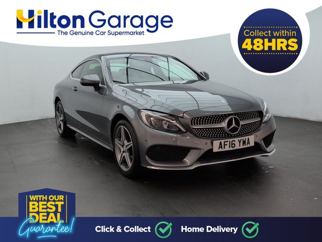 USED 2016 16 Mercedes-Benz C Class 2.0 C300 Amg Line Coupe 2dr Petrol 7g-Tronic+ Euro 6 (s/S) (245 Ps) - Climate, Cruise, Heated Seats
