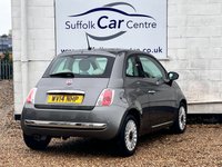 USED 2014 14 FIAT 500 1.2 Lounge Hatchback 3dr Petrol Manual Euro 6 (s/s) (69 bhp) www.suffolkcarcentre.co.uk - Located at Lowestoft