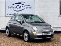 USED 2014 14 FIAT 500 1.2 Lounge Hatchback 3dr Petrol Manual Euro 6 (s/s) (69 bhp) www.suffolkcarcentre.co.uk - Located at Lowestoft