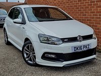 USED 2016 16 VOLKSWAGEN POLO 1.0 TSI BlueMotion Tech R-Line Hatchback 3dr Petrol Manual Euro 6 (s/s) (110 bhp) 