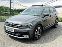 USED 2016 66 VOLKSWAGEN TIGUAN 2.0 TDI BlueMotion Tech R-Line SUV 5dr Diesel DSG 4Motion Euro 6 (s/s) (190 ps) PANORAMIC SUNROOF / AUTO
