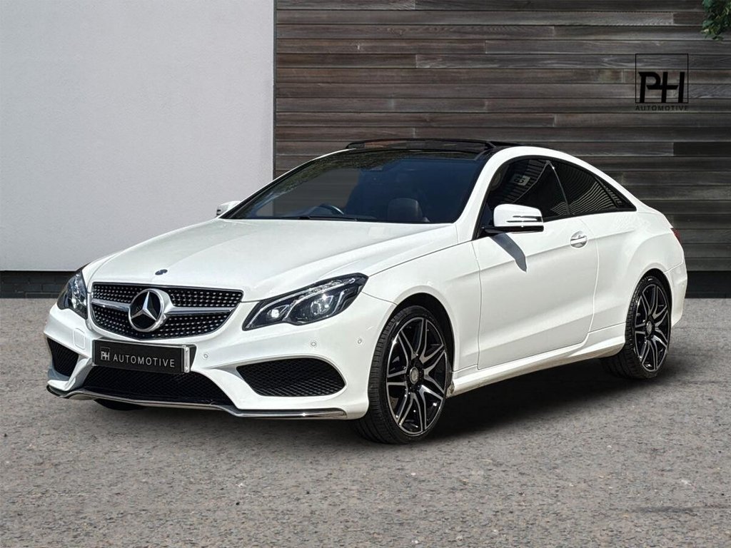 USED 2014 J MERCEDES-BENZ E-CLASS 3 3.0 E400 AMG Sport Plus Coupe 2dr Petrol G-Tronic+ Euro 6 (s/s) (333 ps) 2d AUTO 328 BHP PANORAMIC ROOF|HARMAN/KARDON