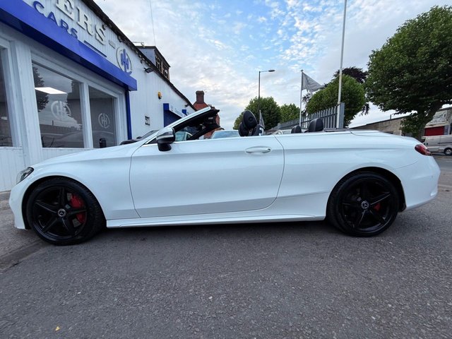 2018 MERCEDES-BENZ C-CLASS 2018 2.1 C250D AMG LINE (PREMIUM PLUS) SAT NAV CAMERA BURMESTER VENT SEATS CABRIOLET 2DR DIESEL G-TRONIC+ EURO 6 (S/S) (204 PS) - Photo 4