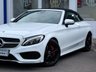 USED 2018 18 MERCEDES-BENZ C-CLASS 2.1 C250D AMG LINE (PREMIUM PLUS) SAT NAV CAMERA BURMESTER VENT SEATS CABRIOLET 2DR DIESEL G-TRONIC+ EURO 6 (S/S) (204 PS) SAT NAV~CAMERA~BURMESTER SURROUND